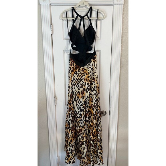 Sherri Hill Leopard Dress Size 2 - Picture 5 of 6